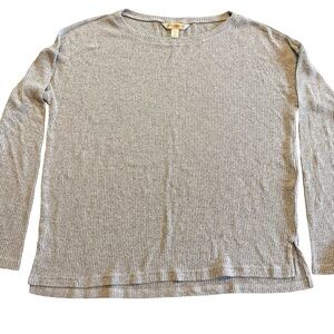 Banana Republic Gray Long Sleeve Loose Fit Women's Top